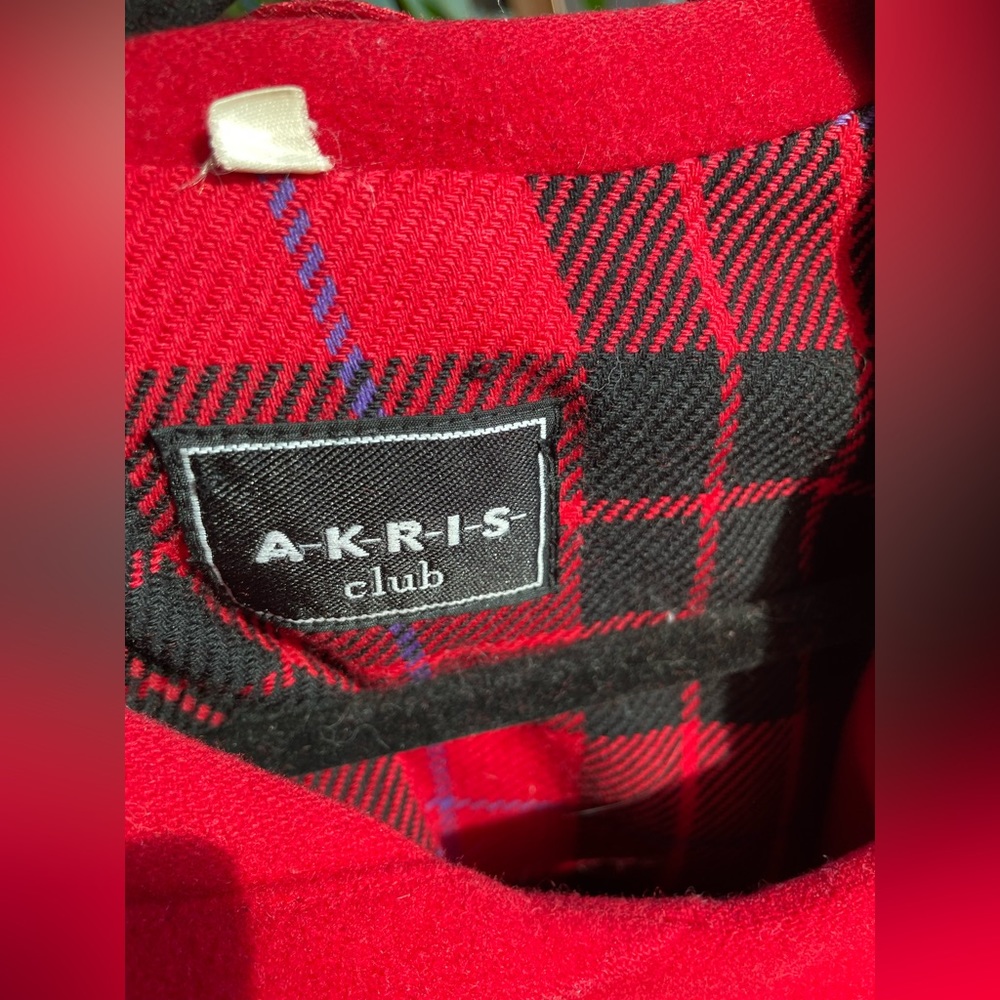 Vintage Akris Club Wool Blend Hooded Coat - Picture 9 of 13